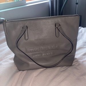 Used twice ELEGANT TAUPE KATE SPADE TOTE BAG 😍😍